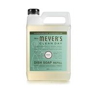 Mrs. Meyer's - Recambio de jabón líquido para platos, albahaca, 48 onzas (Paquete de 1)