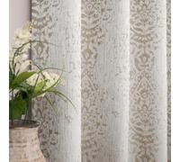 Mrs.Naturall 108 Inch Extra Long Curtains for Living Room,50% Blackout Custom Made Hotel Curtains for Family Room Windows,Taupe Grey