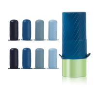 Mrsdry Fundas para botellas de viaje, a prueba de fugas, contenedor de tamaño de viaje, fundas de silicona para artículos de aseo, cierres de fugas, accesorios de viaje para champú, lavado de botellas