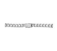 MRSTORY Banda de Reloj de Metal de Acero Inoxidable Despliegue de Liberación Rápida Ratio de Doble Botón Mujeres Mujeres (22 mm)