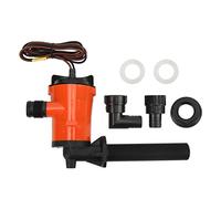 MRSTORY Livewell Bomba Cebo Tank Aerator 800 GPH Alta Resistencia ABS Sumersable Bomba de Ahorro de Pescado para Recipiente Oxigenado de Bala Marina de Botes Marinos