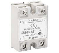 MRSTORY SSR25 AA 25A módulo de relé de estado sólido SSR entrada ACAC 80250V salida de CA 24480V AC alta calidad rápida interruptor SSR Ideal para uso industrial