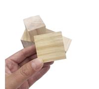 MRVAKDYDI Bloques de Tallado de Tilo Americano, Bloques for tallar Tilo, Cubos de Madera sin terminar, Paquete múltiple, for Manualidades, Pintura y Bricolaje(4PCS 4CM 1.5INCH)