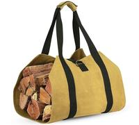 MRVAKDYDI Bolso Grande para leña, Bolsa de Lona for Guardar leña, Soporte for leña, Accesorios for Chimenea(Yellow,12A)