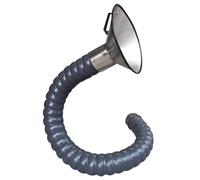 MRVAKDYDI Brazo Extractor de Humos Milageto Ajustable 360 110-160mm Flexible Fume Extractor Arm, Articulated Dust Hose, 100-250cm(Dia160mm,250cm)