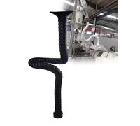 MRVAKDYDI Brazo Extractor de Humos Milageto Ajustable Industrial Articulated Fume Extractor Arm, Multicolor, Multiple Sizes(Black,5cm L 200cm)