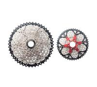 MRVAKDYDI Cassette de Rueda Libre para Bicicleta, Cassette de Bicicleta de montaña con piñón Libre de 8-12 velocidades, 40-52 Dientes(9 Speed 11-46T)