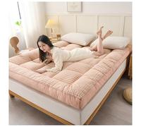 MRVAKDYDI Colchón japonés para Suelo, Colchón Tatami futón japonés for Suelo, colchón for Dormir, Cama for Invitados, Multicolor, Varios tamaños(Pink Plaid,120x200cm)