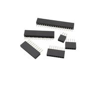 MRVAKDYDI Conectores de Cable compactos, Conector de Tira PCB de 2 a 50 Pines, Paso de 1,27 mm, Hembra, de una Sola Fila, 10 Unidades por Lote(40Pin)
