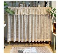 MRVAKDYDI Cortinas Tipo café pequeñas Que filtran la luz, Cabinet Curtains with Self-Adhesive Sliding Rail In Multicolor Multiple Sizes(Beige,60x90cm)