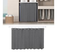 MRVAKDYDI Cortinas Tipo café pequeñas Que filtran la luz, Cabinet Under Sink Shelf Closet Curtain Multicolor 23.6x35.4 Inches(Grey)