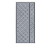MRVAKDYDI Cortinas Tipo café pequeñas Que filtran la luz, Magnetic Thermal Door Curtain Multicolor Multiple Sizes(Grey,W100xH230cm)