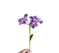 MRVAKDYDI Crochet Flower Bouquet,Flores de Punto, 10pcs Handmade Crochet Artificial Flowers Wedding Decoration(S9)