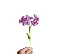 MRVAKDYDI Crochet Flower Bouquet,Flores de Punto, 10pcs Handmade Crochet Artificial Flowers Wedding Decoration(S8)