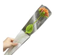 MRVAKDYDI Crochet Flower Bouquet,Flores de Punto, Handmade Knitted Wool Crochet Artificial Flower Rose Bouquet Home Decor Multicolor 5.5x40cm(11)