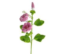 MRVAKDYDI Crochet Flower Bouquet,Flores de Punto, Knitted Artificial Morning Glory Flower Bouquet Multicolor 41cm Height(7)