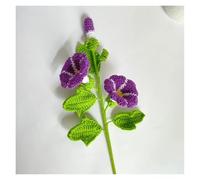 MRVAKDYDI Crochet Flower Bouquet,Flores de Punto, Knitted Artificial Morning Glory Flower Bouquet Multicolor 41cm Height(8)