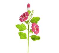 MRVAKDYDI Crochet Flower Bouquet,Flores de Punto, Knitted Artificial Morning Glory Flower Bouquet Multicolor 41cm Height(10)