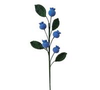 MRVAKDYDI Crochet Flower Bouquet,Flores de Punto, Knitted Crochet Flowers Multicolor 3 Pcs(2)