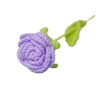 MRVAKDYDI Crochet Flower Bouquet,Flores de Punto, Knitted Rose Flower Bouquet Multicolor Pack of 5(1)
