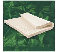 MRVAKDYDI Cubierta de colchón de látex Natural, Cubrecolchón de látex Natural con Funda de algodón orgánico, firmeza Media, Varios tamaños(4in,180x200cm(71x79in))