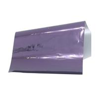 MRVAKDYDI Hot Foil Roll Heat Transfer Foil Paper, Papel de estampación en Caliente láser Dorado con lámina térmica, Papel de Transferencia holográfica, laminador de láminas(Light Purple 50pcs)
