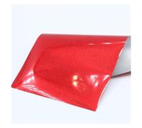 MRVAKDYDI Hot Foil Roll Heat Transfer Foil Paper, Papel de estampación en Caliente láser Dorado con lámina térmica, Papel de Transferencia holográfica, laminador de láminas(Bright Red 50pcs)