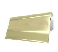 MRVAKDYDI Hot Foil Roll Heat Transfer Foil Paper, Papel de estampación en Caliente láser Dorado con lámina térmica, Papel de Transferencia holográfica, laminador de láminas(Light Gold 50pcs)