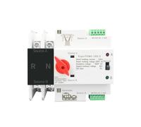 MRVAKDYDI Interruptor automático de doble corriente, ATS Dual Power Transmisión automática Selector eléctrico 2P/3P/4P 63A/100A 110V (110v 100a,2P)
