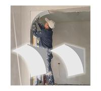 MRVAKDYDI Kit de Arco para Puerta de Bricolaje, Kit de Arco de Espuma de Medio círculo, 2 Piezas for Puertas, tamaños múltiples(27x27x27cm)