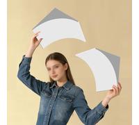 MRVAKDYDI Kit de Arco para Puerta de Bricolaje, Kit de Arco de Espuma for Puerta, Color Blanco, Varios tamaños, Paquete de 2(W25xH25xT16cm/9.8x9.8x6.3)