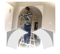 MRVAKDYDI Kit de Arco para Puerta de Bricolaje, Kit de Arco de Medio círculo for Puertas de Espuma, 2 Piezas, tamaños de Cubo de 15-60 cm(51x51x51cm)