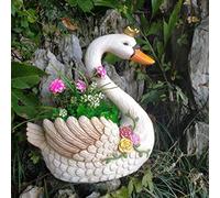 MRVAKDYDI Macetas Modernas, Creative Garden Stands Succulent Flower Pot Containers，Indoor Outdoor Animals Statue Flower Planter Ornaments Decoration(Colorful-a)