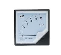 MRVAKDYDI Panel amperímetro, Voltímetro analógico de Panel de 42L6-V CA, 10 kV/100 V, medidor mecánico, 1 Pieza, 120 x 120 mm