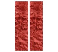 MRVAKDYDI Paneles Decorativos 3D para Paredes, 3D Faux Rock PU Wall Panels Multicolor Multiple Sizes Indoor Outdoor(Red,2pcs)
