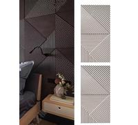MRVAKDYDI Paneles Decorativos 3D para Paredes, 3D Textured Wall Panels Multicolor 2-4Pcs Easy Install Abstract Design For DIY Home Decor(Light Gray,2pcs)