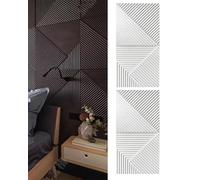 MRVAKDYDI Paneles Decorativos 3D para Paredes, 3D Textured Wall Panels Multicolor 2-4Pcs Easy Install Abstract Design For DIY Home Decor(White,2pcs)