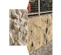 MRVAKDYDI Paneles Decorativos 3D para Paredes, 3D Wall Panels, Multicolor, 60x120cm, 6cm, PU Cement Texture, For Interior Exterior Decor(White C,9 pcs)