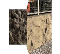 MRVAKDYDI Paneles Decorativos 3D para Paredes, 3D Wall Panels, Multicolor, 60x120cm, 6cm, PU Cement Texture, For Interior Exterior Decor(Gray F,8 pcs)