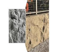 MRVAKDYDI Paneles Decorativos 3D para Paredes, 3D Wall Panels, Multicolor, 60x120cm, 6cm, PU Cement Texture, For Interior Exterior Decor(Gray a,5 pcs)