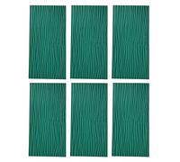 MRVAKDYDI Paneles Decorativos 3D para Paredes, 3D Wave Design PU Wall Panels 6 Pack Multicolor Paintable for Bedroom Home Decor(Green)