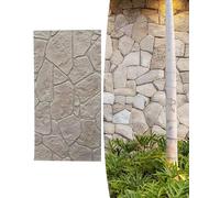 MRVAKDYDI Paneles Decorativos 3D para Paredes, Waterproof Cuttable Indoor Outdoor 3D Faux Stone Wall Panels Multicolor 0.6x1.2m 2-10 pcs(Yellow,6pcs)