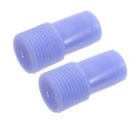 MRVAKDYDI Recambio de Punta roscada, Adaptador de Poste de extensión roscado de plástico, 2 uds., for fregona, Escoba, Cepillo, Varillas de Metal, Multicolor(Blue)