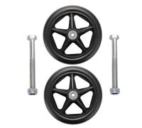 MRVAKDYDI Ruedas Delanteras de Recambio Silla de Ruedas, Ruedas giratorias de Repuesto for Silla de Ruedas Delantera y Andador de 6 a 8 Pulgadas, 2 Piezas(6inch-140mm)