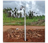 MRVAKDYDI Soporte para cámara de Seguridad, Outdoor Security Camera Pole Stand Kit For Various Cameras Multiple Sizes(H 250cm/8.2ft(2 Sections))