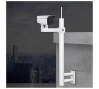 MRVAKDYDI Soporte para cámara de Seguridad, Wall Mount Metal Surveillance Camera Pole Bracket, Outdoor, Customizable Height(Bracket B,150cm Tall)