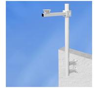 MRVAKDYDI Soporte para cámara de Seguridad, Wall Mount Security Camera Pole, Galvanized Steel, 0.5m-2.4m High(Bracket a,1.2m High)