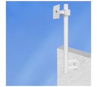 MRVAKDYDI Soporte para cámara de Seguridad, Wall Mount Security Camera Pole, Galvanized Steel, 0.5m-2.4m High(Bracket C,1.5m High)