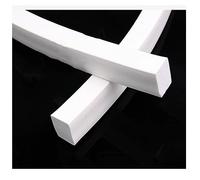 MRVAKDYDI Tira de Sellado de Espuma de Silicona, Tira de Junta de Sellado de Esponja espumada de Goma de Silicona Blanca Cuadrada, 4x4mm-30x30mm, 1 Metro