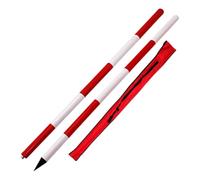 MRVAKDYDI Varilla de medición topográfica, Aluminum Survey Pole Red and White 2m 3m 4m(2m)